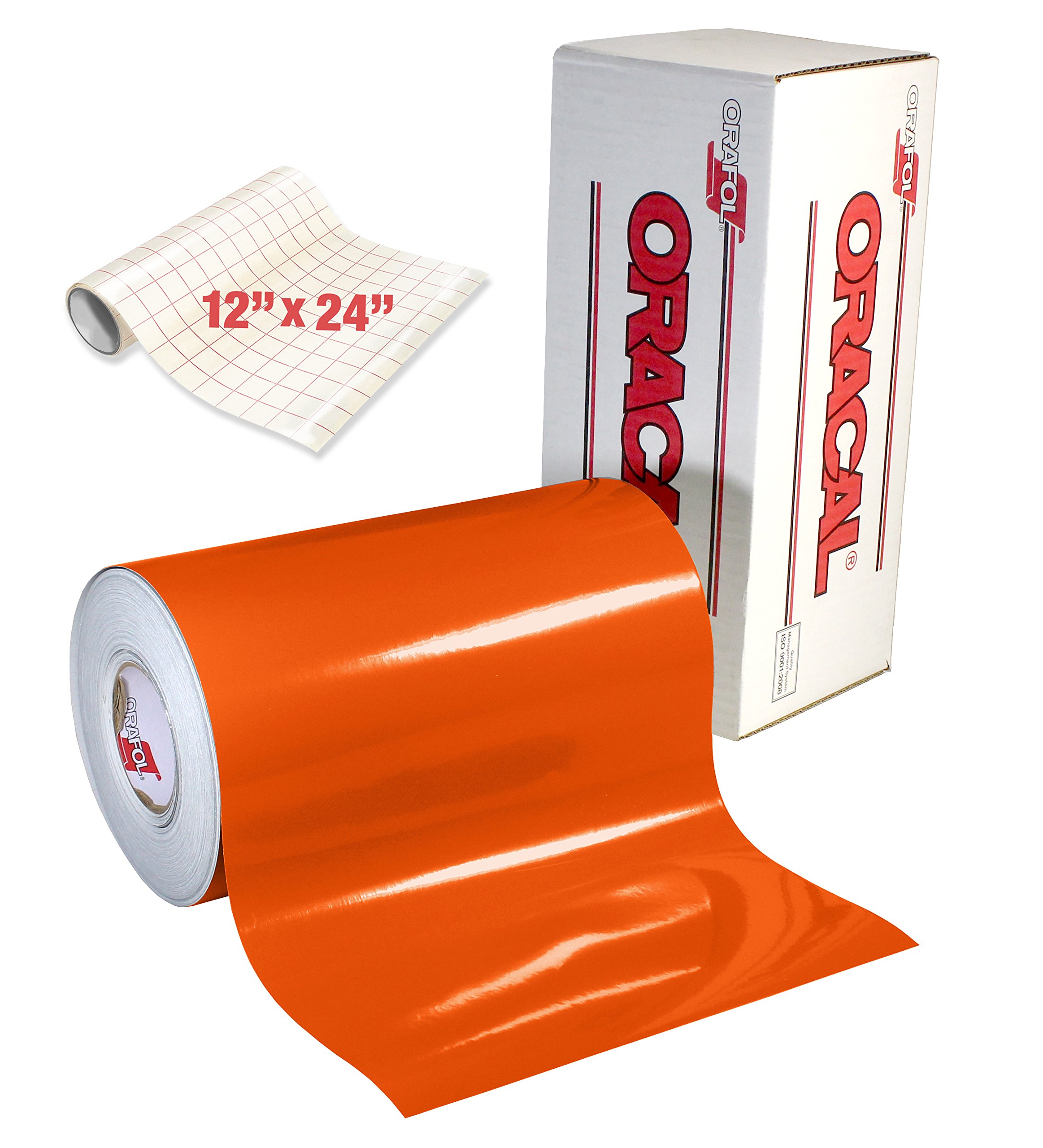 Amazon.com: Orange Glossy Roll of Oracal 651 Permanent Adhesive